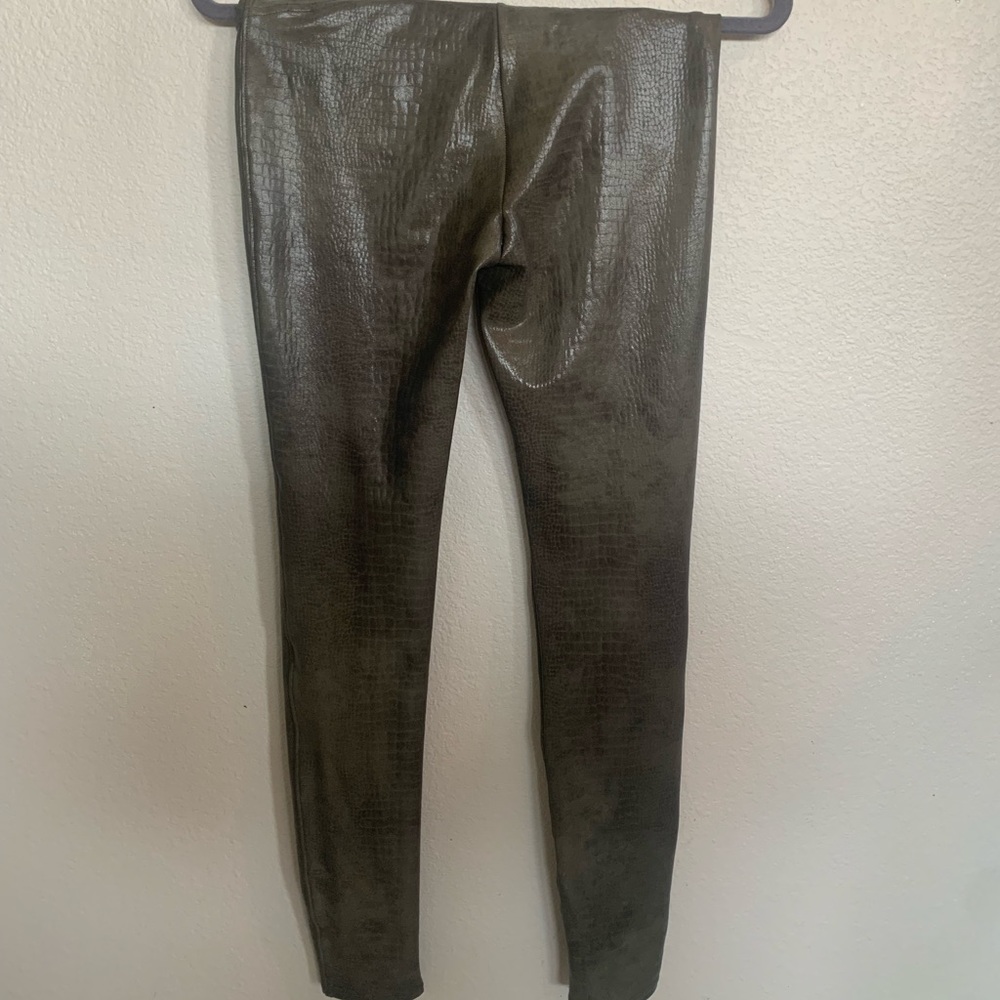 Spanx Olive Green Leggings Medium